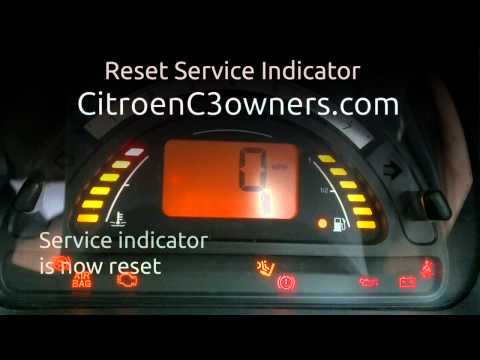 how to service a citroen c3