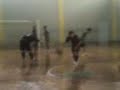 Hujan es batu menerpa tempat futsal yang biasa Milanisti Bandung gunakan untuk futsal rutin setiap minggunya, bahkan es batu hingga masuk ke lapangan, membuat basah dan licin, sehingga ketika hujan selesai, kita ramai2 mengepel, dan mengipas2 lantai agar cepat kering....aah indahnya kebersamaan