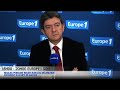 invit� d'europe 1 soir jeudi, jean-luc m�lenchon a r�agi aux annonces du chef de l'etat lors de sa conf�rence de presse. plus d'infos sur www.europe1.fr.
