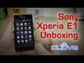 Sony Xperia E1 - Unboxing video
