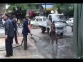 Vietnamese Police used filthy water to disperse the crowd for land seizure .