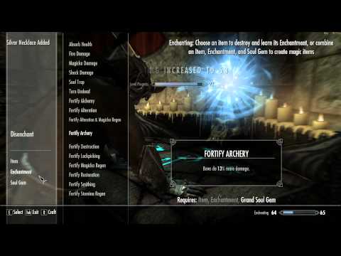 fortifying - Part 2: Using Alchemy and Enchanting to Fortify Smithing (PC Gameplay)