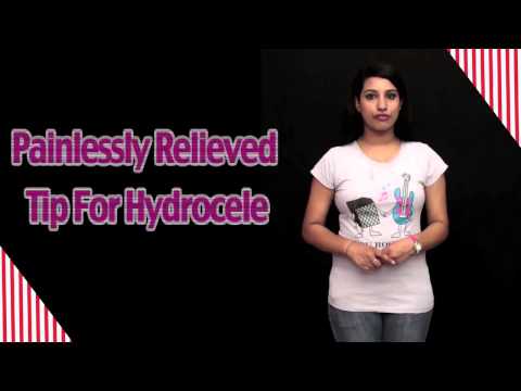 how to relieve hydrocele pain