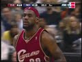 LeBron James big triple double vs Indiana Pacers 2008