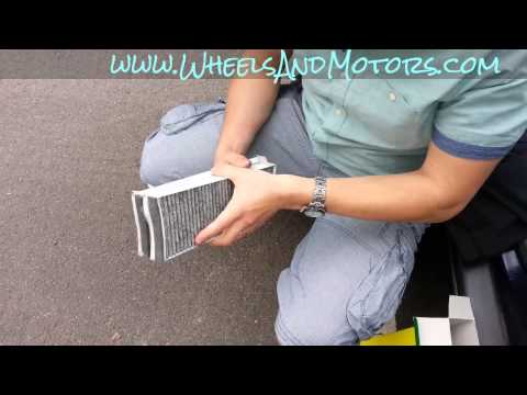 How to change pollen filter (cabin air filter, dust filter) for Audi A6 (C6)