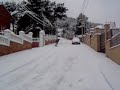 Snow in Vallirana (Barcelona)