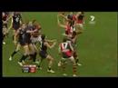 2005 round 1 pick and carlton superstar marc murphy breaks away from the pack and streams into the open goal with a killer finish.
