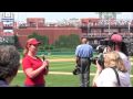 Priscilla Sings God Bless America at Phillies Game Priscilla Sings God Bless America at Phillies Game