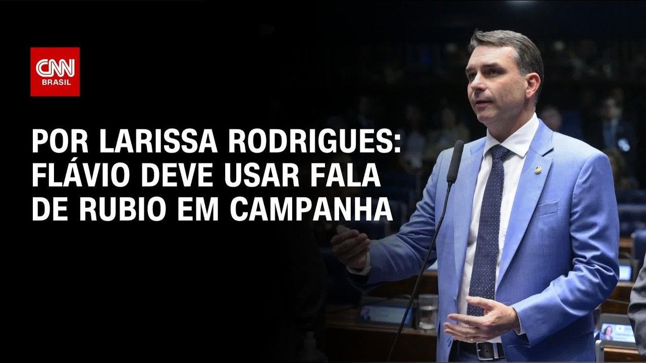 Tarifaço: Flávio Bolsonaro deve usar fala de Rubio sobre Lula em campanha | LIVE CNN