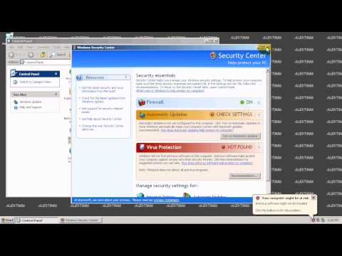 Disable/Enable Security Center