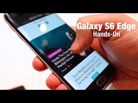 Galaxy S6 Edge Hands-On - MWC 2015