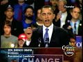 Barack Obama Speech After Winning Iowa Caucus [Part 1/2]