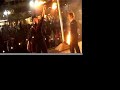 Christmas parade in a small town Naantali FINLAND Christmas parade in a small town Naantali FINLAND