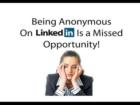 how to be anonymous on linkedin