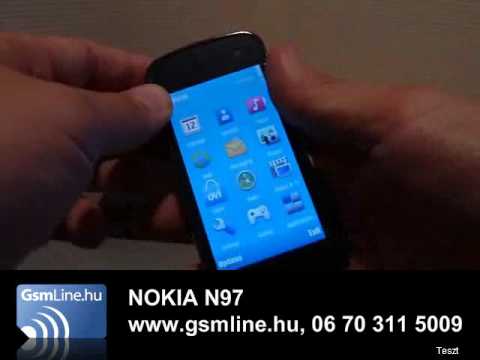 Nokia N97 teszt vide�