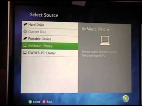 how to put music on xbox 360