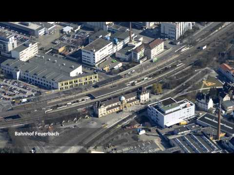 Bauarbeiten Stuttgart 21: Aus der Luft gesehen
