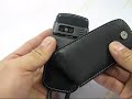PDair Leather Case for Pantech C810 duo - Flip Type (Black)