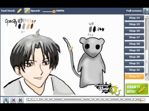 how to draw yuki sohma