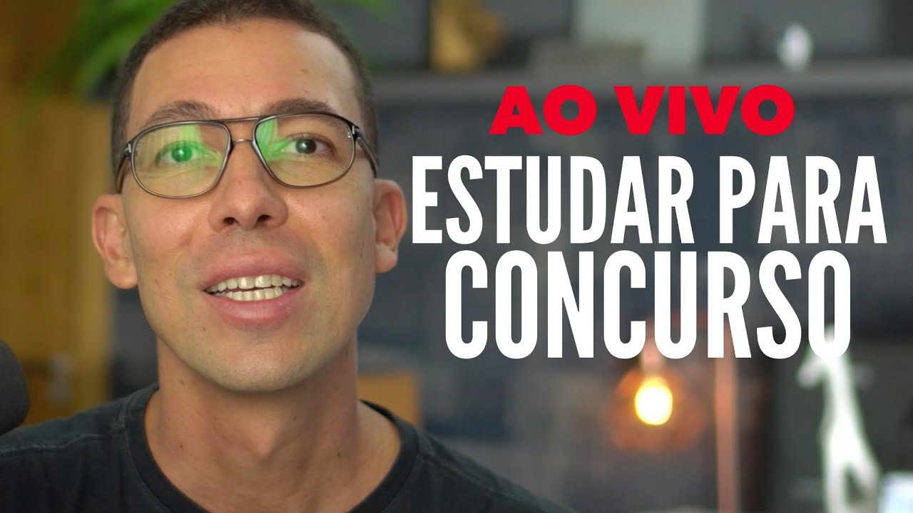 Ao vivo ensinando a estudar para concurso (e tirando dúvidas sobre o Coaching)