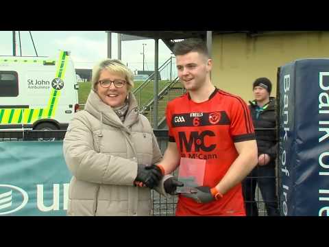 Eamon McGill of Lavey talks after their Semi Final win and his MOM performance