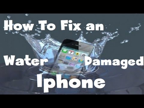 how to fix water damaged phone