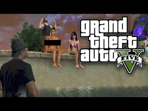 GTA 5 Online FUNNY MOMENTS - NAKED PEOPLE EVERYWHERE! (GTA V Online)