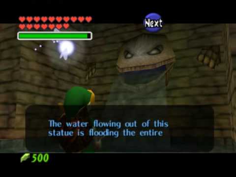 how to drain the well in zelda