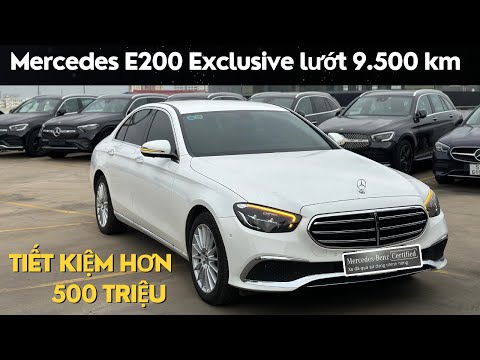 Mercedes E200 Exclusive Lướt 9.500 Km | Tiết Kiệm Hơn 500 Triệu | Xe Lướt Chính Hãng | Xuân Phương