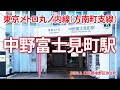 東京メトロ丸ノ内線（方南町支線）【中野富士見町駅 Mb-04】2020.3. 中野区弥生町