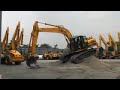 JCB EXCAVATOR in show digger action