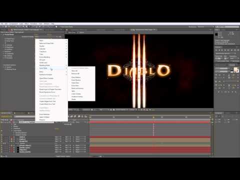 Creating Diablo 3 Title Animation in After Effects | CGMOTIONBOX