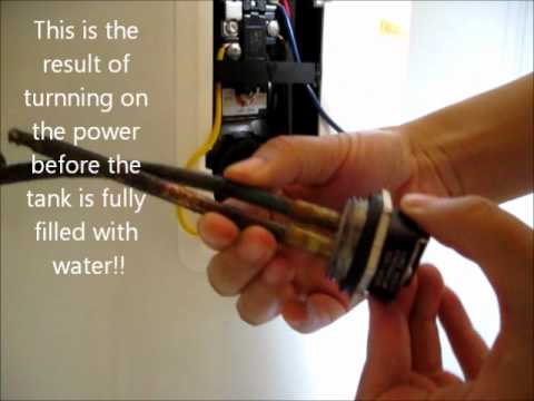how to drain ge water heater