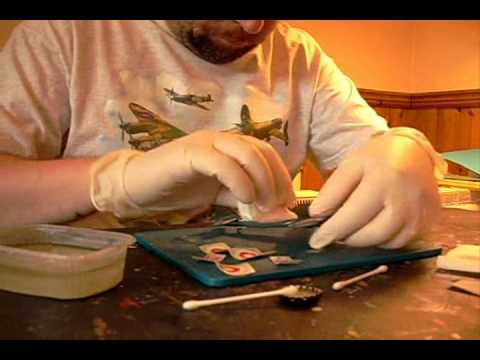 how to apply airfix decals