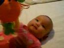 with her new toy with her new toy