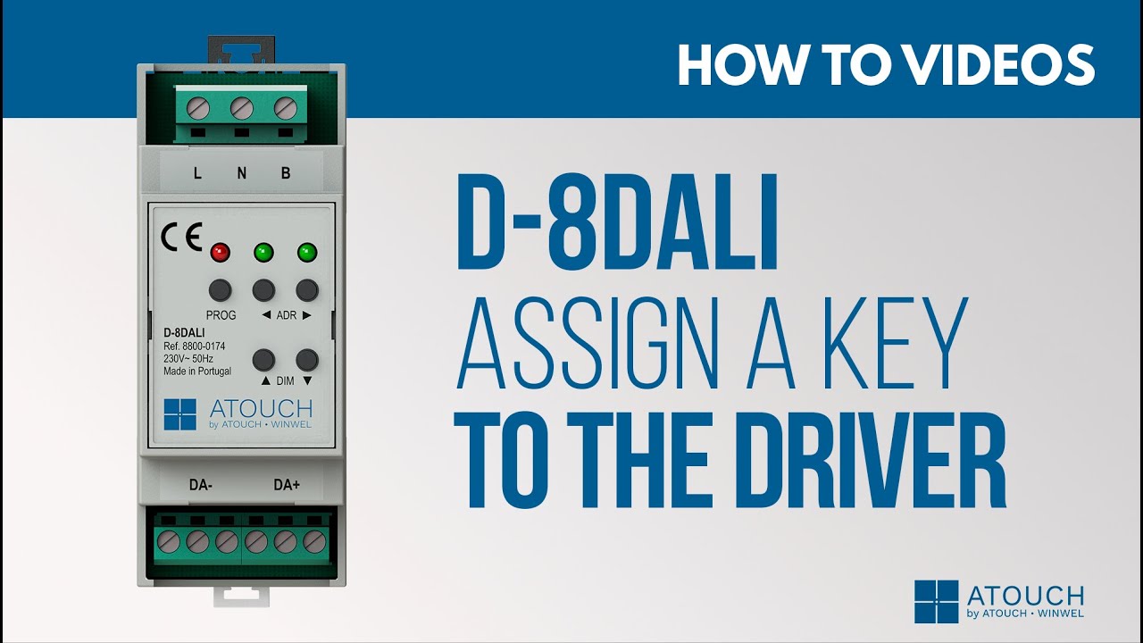 Atribuir uma Tecla ao Driver Dali