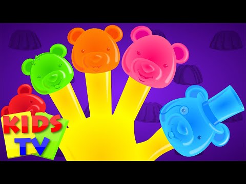 Jelly Bear Finger Family