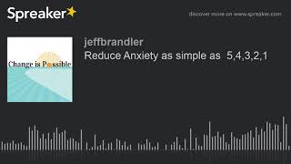 anxiety reduction 5,4,3,2,1