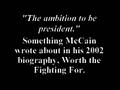 McCain's Ambition