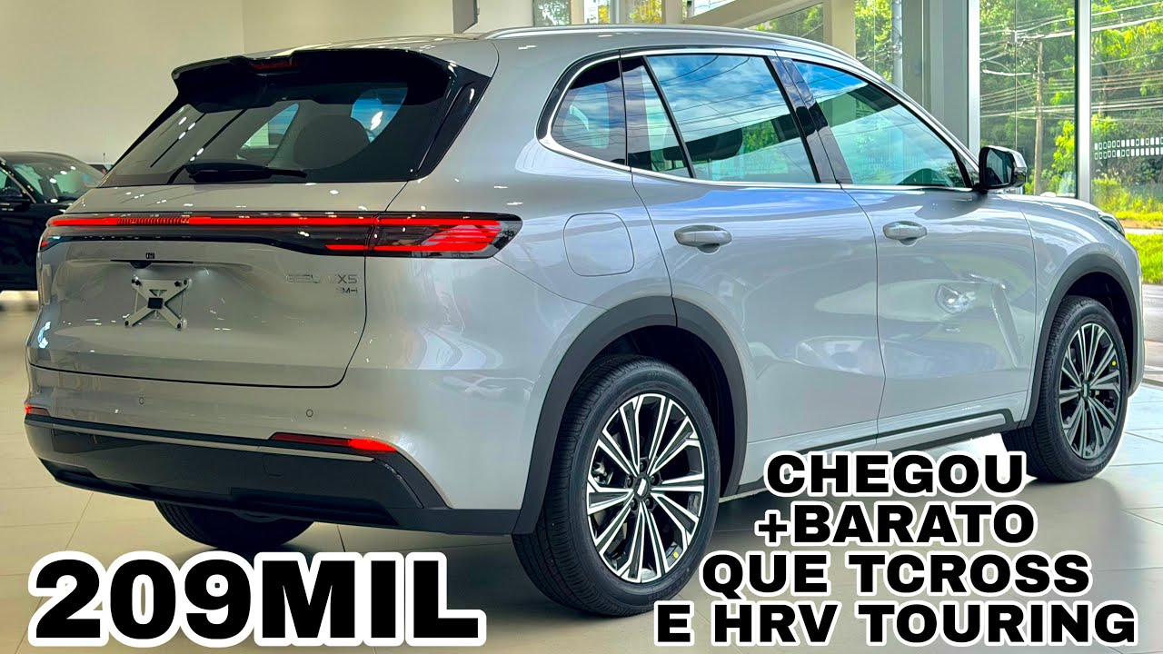 LANÇAMENTO GEELY EX5 HÍBRIDO MAX VERSÃO INTERMEDIÁRIA EM DETALHES | FIQUEI SURPRESO COM O CARRO
