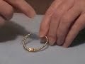 How to make Beaded Hoop Earrings