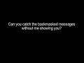 Mindless Self Indulgence - Backmask (Backmasked/reversed)
