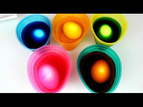 how to dye easter eggs youtube