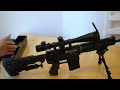 Review of the Osprey 10-40x50mm Riflescope mounted on a DPMS LR308. I purchased this scope as a temporary solution because I was on a budget and could not afford what I really wanted... a Nightforce 12-42x56mm scope. I didn't expect much in the way of performance, build quality or durability. I mean how could a $150 scope compare in any way, shape or form to a $1300 scope? Add to that the horror stories I read about Osprey and I was a little concerned. To my great surprise, my fears were not realized and in fact, I was very pleased and by how this scope performs. The only negative was the rings that were included. They were garbage in my experience -- the scope could not be zeroed because there was not enough windage adjustment to even come close. I tossed them aside and installed Leupold rings instead. Problem fixed. Bottom line is that this scope holds its zero, is very clear up until about 38x, then gets a little blurry (but is still very usable at 40x). It survived 700+ rounds of 308 ammo and is still going strong. For $150 (at the time of this video) it comes with an awful lot of features and it functions really well! Someday I will get my Nightforce scope (and I'll review it as well), but until then... I am very happy with this Osprey scope!!! The Osprey 10-40x56mm scope specs are: • Huge 10-40X magnification • Fully multi-coated optics for maximum light transmission • 15 1/2