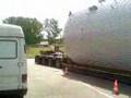 Transport ponadgabarytowy - Kępno postój na stacji BP
