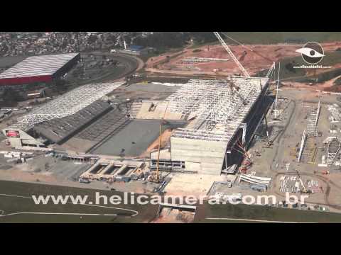V�deo A�reo da Arena Corinthians - 09/05/2013