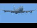 boeing 747   aterrizaje en tenerife sur
