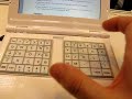 CeBIT 2008 NoahPad UMPC, touchpad