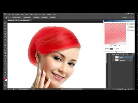 how to dye hair in photoshop cs6