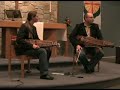 performance on nyckelharpa of spelmansgl�dje. performed by swedish musicians edward anderzon and elin skoglund in richboro pa, april 2007.